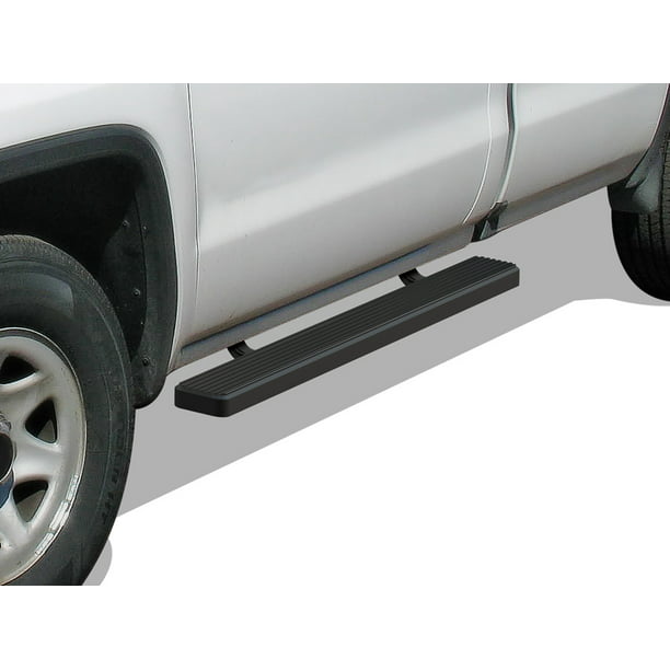 4" iBoard Side Step Nerf Bar Fit 07-18 Silverado/Sierra Regular Cab